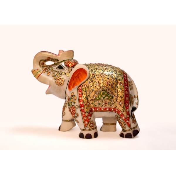 Marble Elephant 6 In